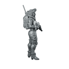Ghostlink V1 Miniature Cyberpunk Stealth Operative - Unit9 - We Print Miniatures