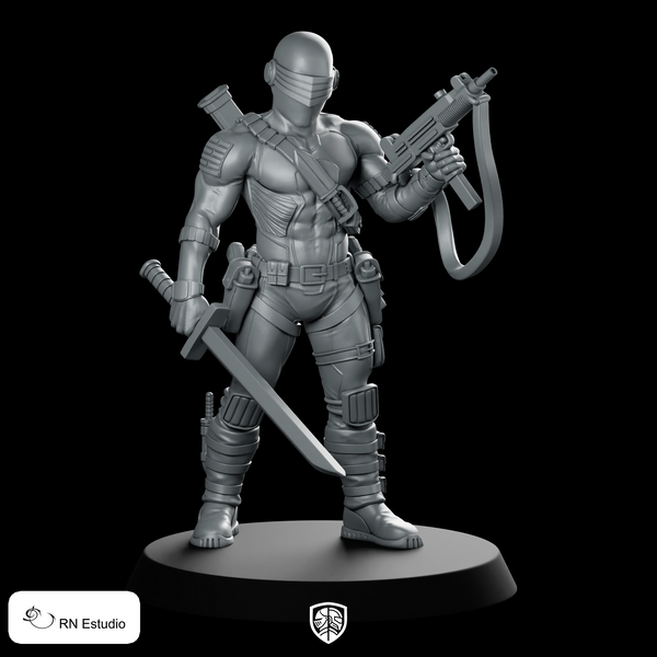 Gi Jim: Snake Eyes Rpg Miniature Stealth Commando