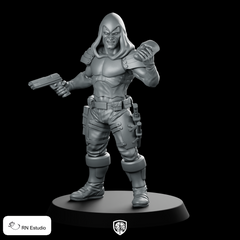 Gi Jim: Zartan Rpg Miniature Hooded Mercenary Gunman