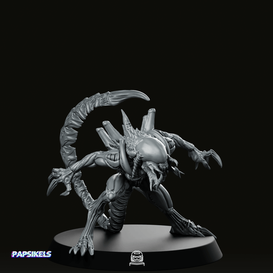 Gigerian Skull Hunter Hybrid E Miniature - Papsikels Miniatures - We Print Miniatures