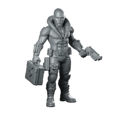 Gi Jim: Destro Rpg Miniature Secret Agent Operative Miniature 360 Spin 01