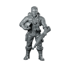 Gi Jim: Duke Rpg Miniature Modern Soldier Hero Miniature 360 Spin 01