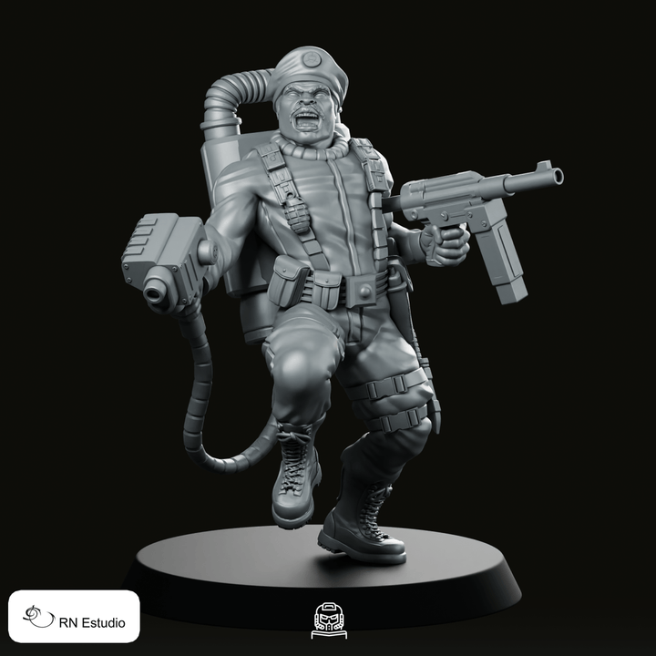 Gijoe Stalker Miniatuur Sci-Fi Tactische Bewakingssoldaat