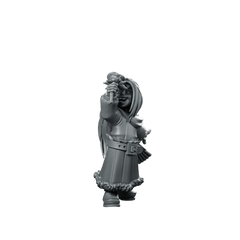 Girl Flower Miniature Joyful Spring Druid RPG - CastNPlay - We Print Miniatures