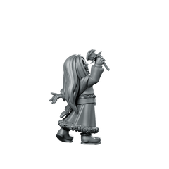 Girl Flower Miniature Joyful Spring Druid RPG - CastNPlay - We Print Miniatures