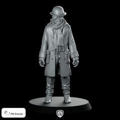 Giuseppe Geppetto Miniature Gentleman Spy Agent Traveller - RN Estudio - We Print Miniatures