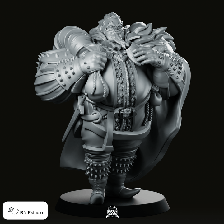 Giuseppe Miniature Armoured Tank Hero Character RPG