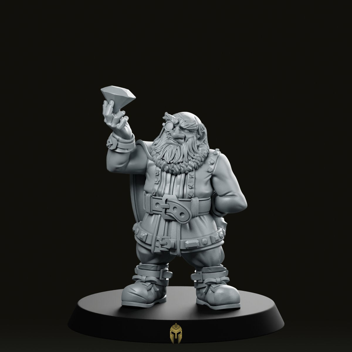 Glander Dwarven Trader Miniature - CastNPlay - We Print Miniatures