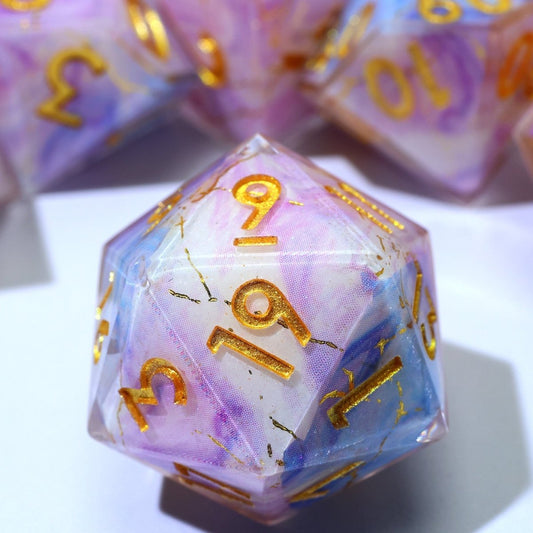Glimmerveil | Art Core Dice | 7 Piece Set - Tabletop Dominion - We Print Miniatures