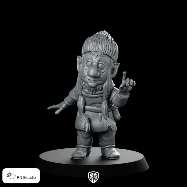 Gloin Dwarf Miniature Nosy Informant Hero - RN Estudio - We Print Miniatures