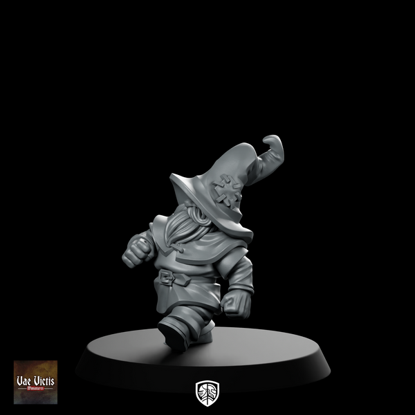 Gnome Traveller Fantasy Miniature Adventurer Wandering Bard