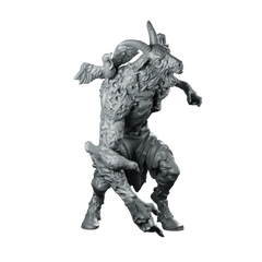 Goatrot Miniature Corrupted Goat Demon Plague Beast Miniature 360 Spin 01