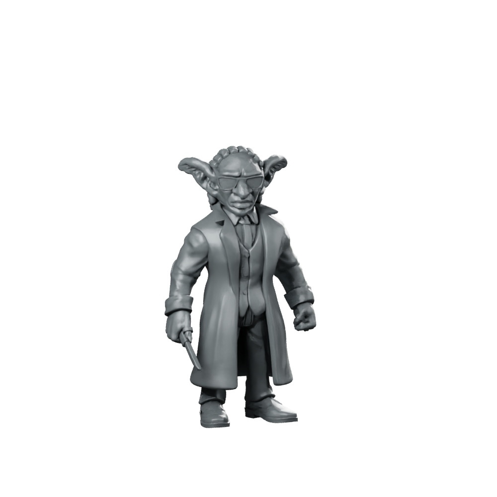 Goblin Anti Resistance Member Twin B Alien Miniature 360 Spin 01