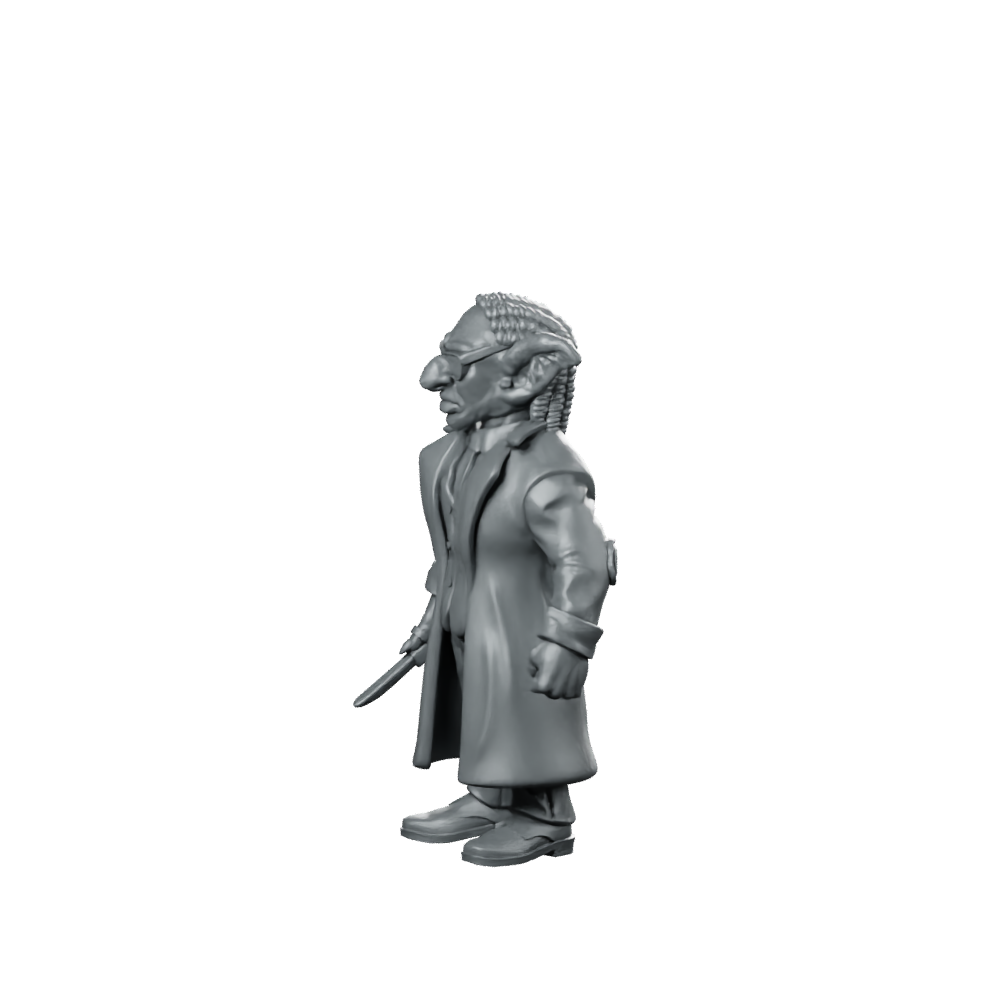 Goblin Anti Resistance Member Twin B Alien Miniature 360 Spin 07