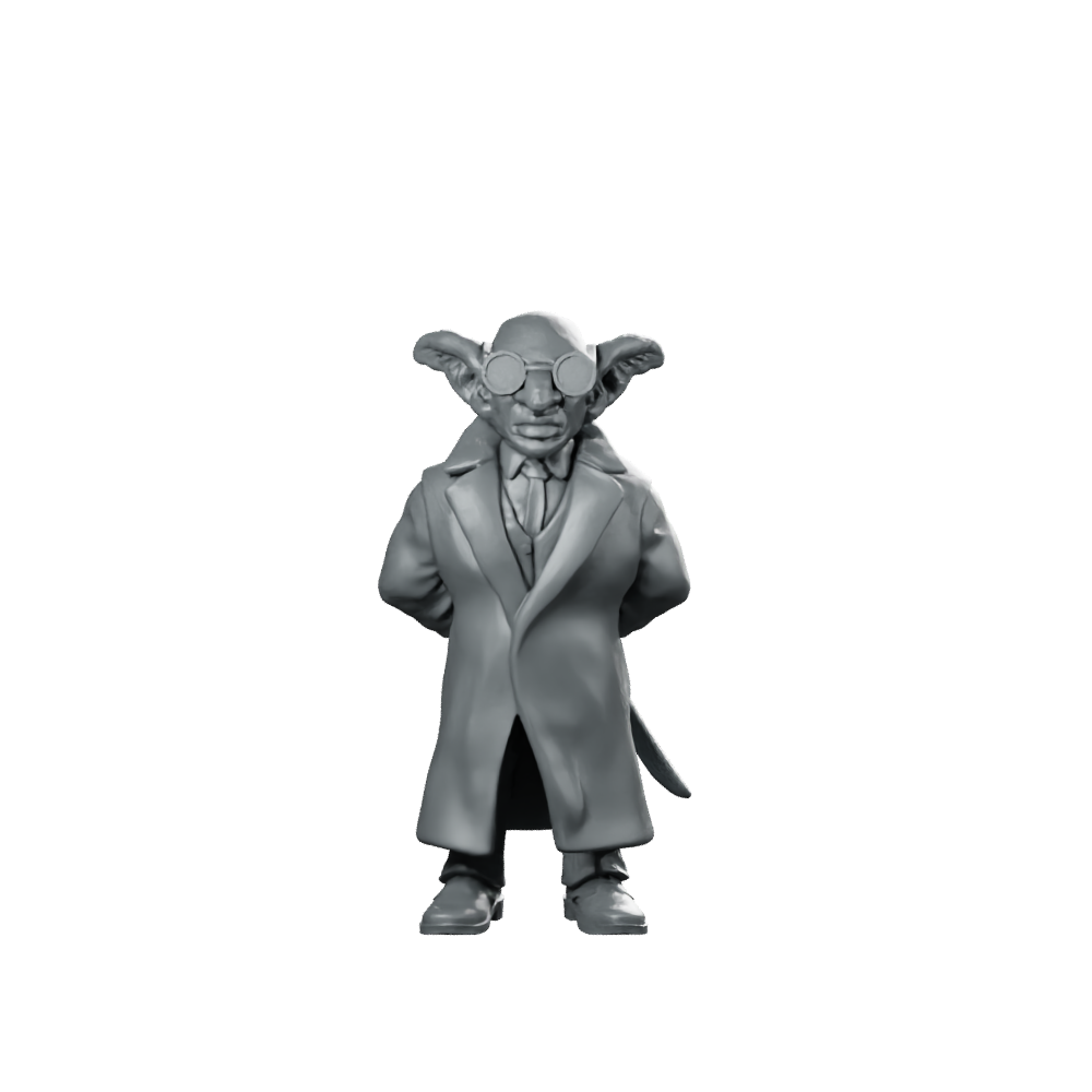 Goblin Awakened Resistance Member Burpeus Goblin Scientist Miniature 360 Spin 01