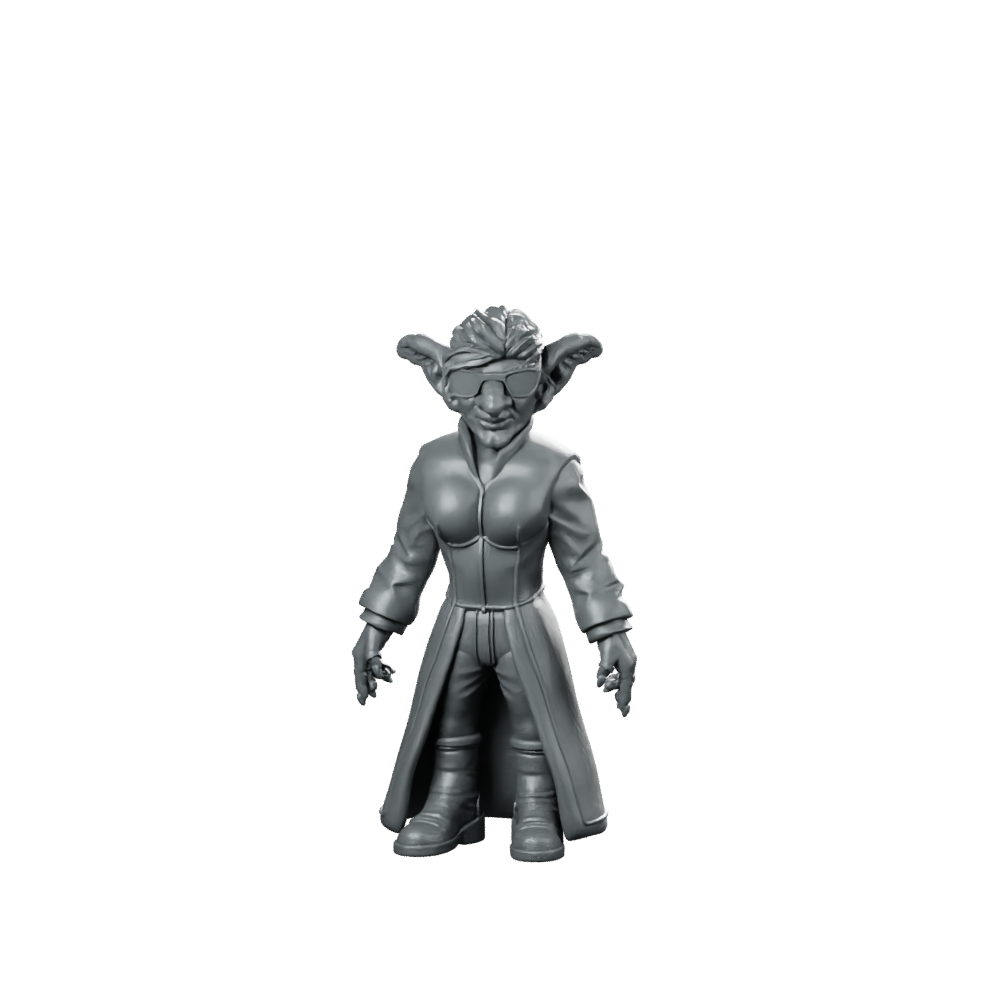 Goblin Awakened Resistance Member Vamprecilla Alien Smuggler Miniature 360 Spin 01