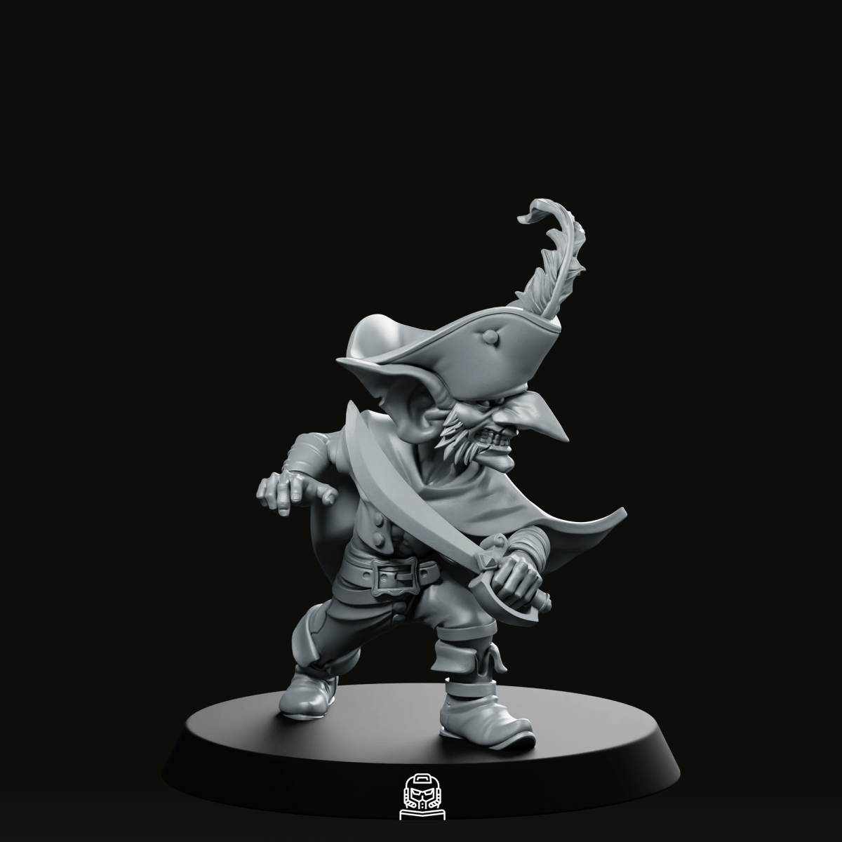 Goblin Captain Miniature - CastNPlay - We Print Miniatures