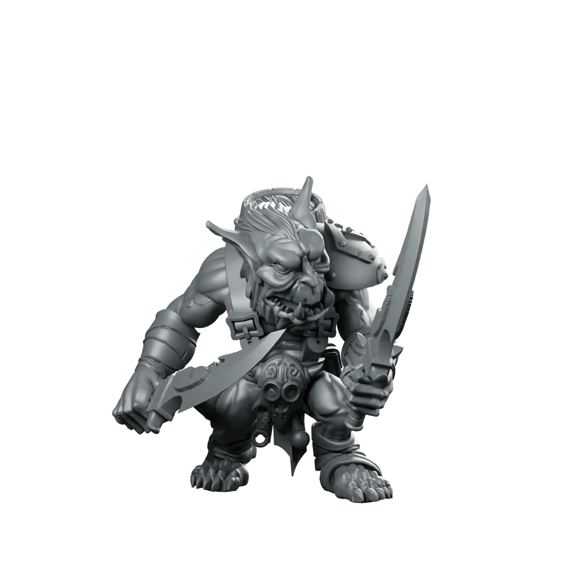 Goblin Captain Miniature Goblin Duelist Miniature 360 Spin 01