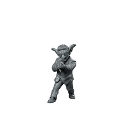 Goblin Corpo Agent Gerlin Goblin Agent Operative Miniature 360 Spin 01