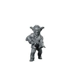 Goblin Corpo Agent Marsei Goblin Gangster Miniature 360 Spin 01