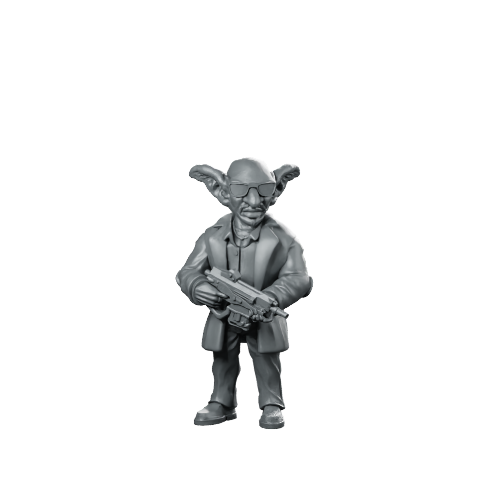 Goblin Resistance Member Santos Alien Gangster Miniature 360 Spin 01