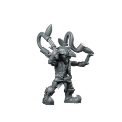 Christmas Goblin Xmas Lights Miniature Festive Decorator Miniature 360 Spin 01