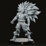 Goku SS3 Anime Miniature - RN Estudio - We Print Miniatures