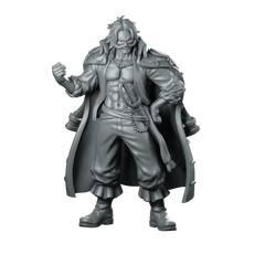 GoldRoger Miniature Swaggering Pirate Captain Brawler Hero Miniature 360 Spin 01
