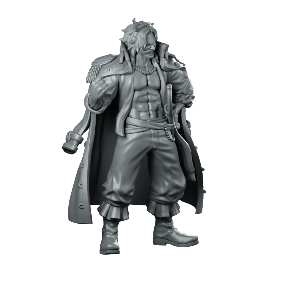 GoldRoger Miniature Swaggering Pirate Captain Brawler Hero - RN Estudio - We Print Miniatures