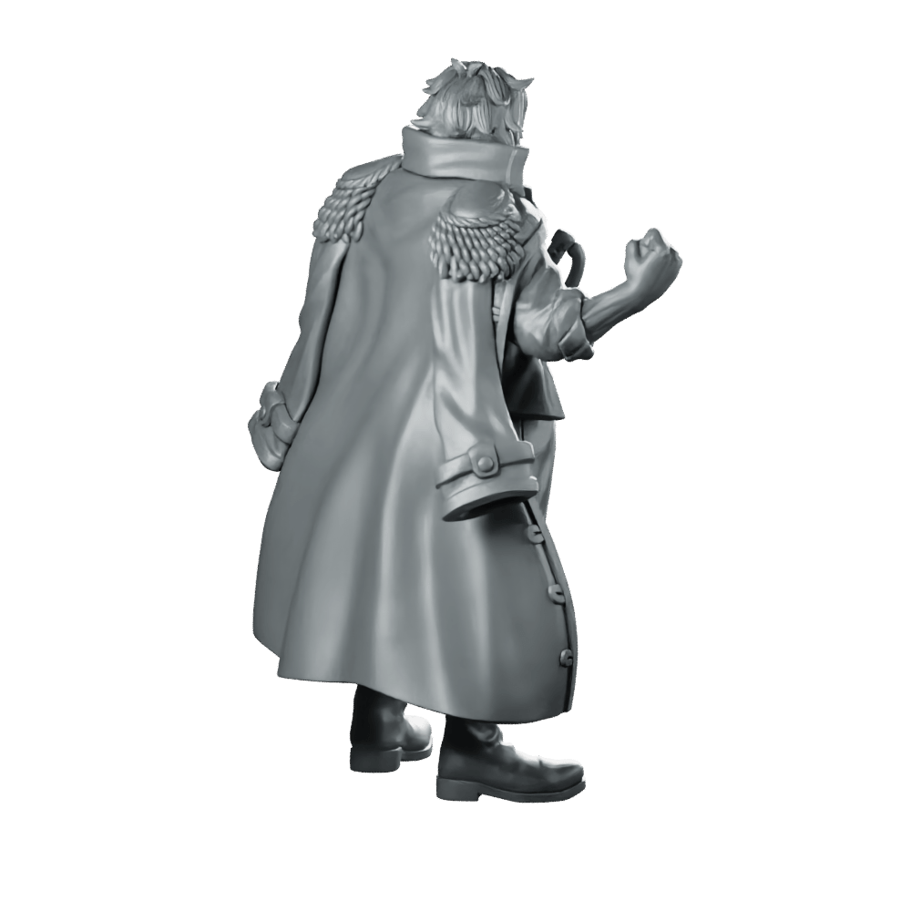 GoldRoger Miniature Swaggering Pirate Captain Brawler Hero - RN Estudio - We Print Miniatures