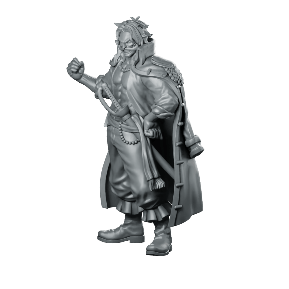GoldRoger Miniature Swaggering Pirate Captain Brawler Hero - RN Estudio - We Print Miniatures