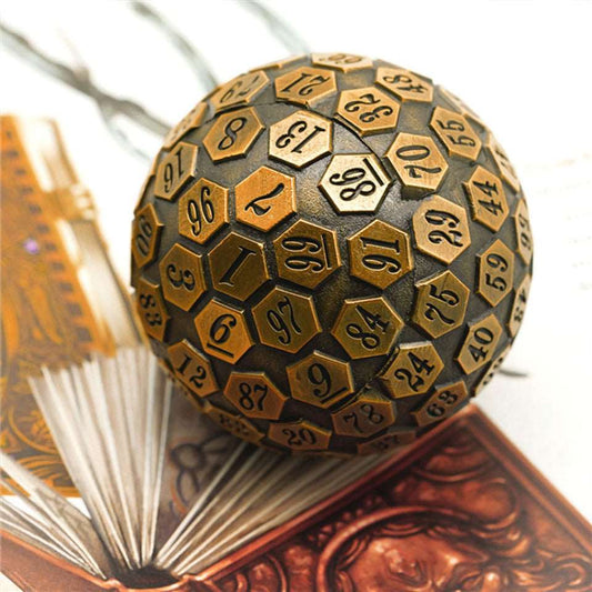 Gold Oracle | 45mm D100 | Metal - Tabletop Dominion - We Print Miniatures