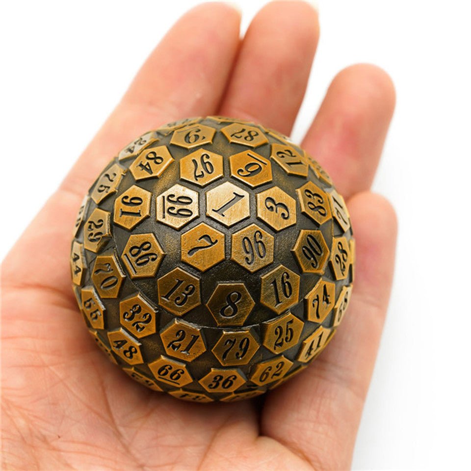 Gold Oracle | 45mm D100 | Metal - Tabletop Dominion - We Print Miniatures