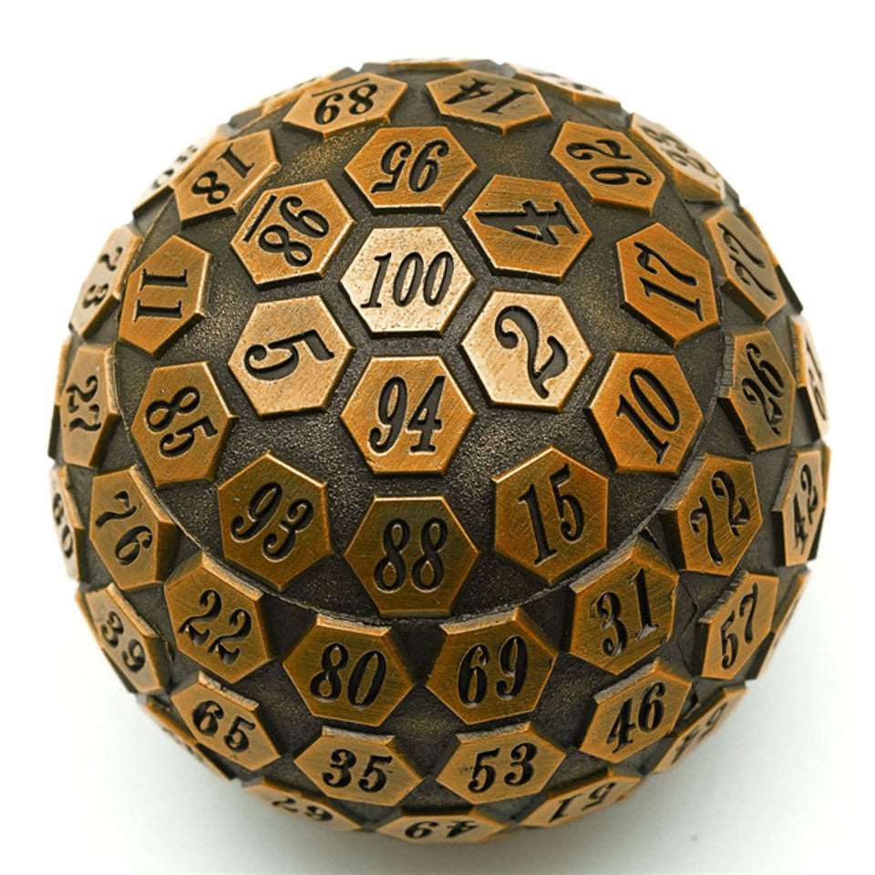 Gold Oracle | 45mm D100 | Metal - Tabletop Dominion - We Print Miniatures
