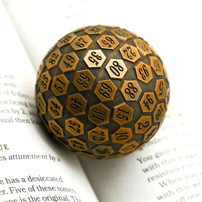 Gold Oracle | 45mm D100 | Metal - Tabletop Dominion - We Print Miniatures