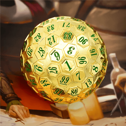Golden Oracle | 45mm D100 | Metal - Tabletop Dominion - We Print Miniatures