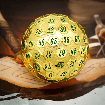 Golden Oracle | 45mm D100 | Metal - Tabletop Dominion - We Print Miniatures