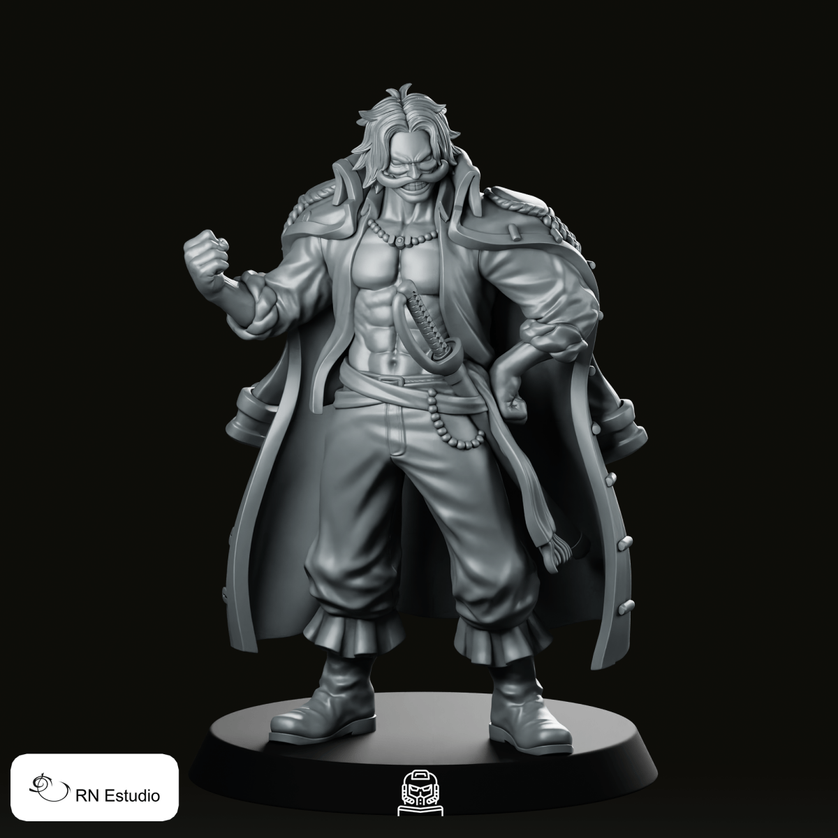 GoldRoger Miniature - RN Estudio - We Print Miniatures
