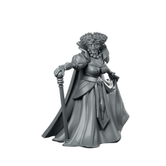 Grand Baroness Bathor Regal Walking Miniature Noble NPC Miniature 360 Spin 01