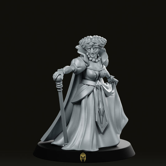 Grand Baroness Bathor Regal Walking Miniature - CastNPlay - We Print Miniatures