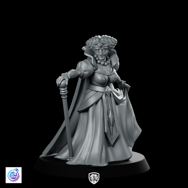 Grand Baroness Bathor Regal Walking Miniature Noble NPC