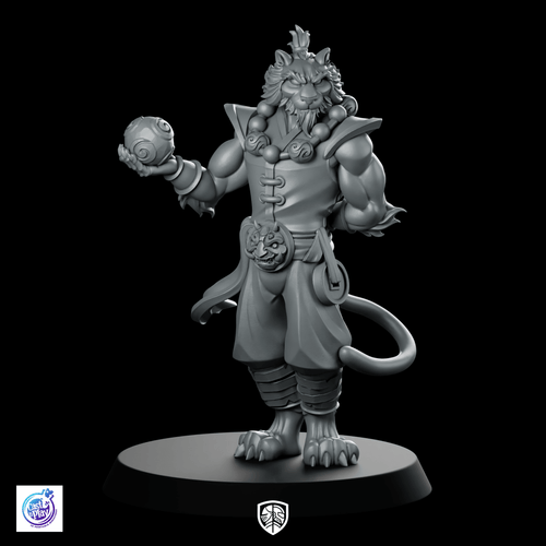 Grand Master Tiger Miniature Fantasy Monk Warrior - CastNPlay - We Print Miniatures