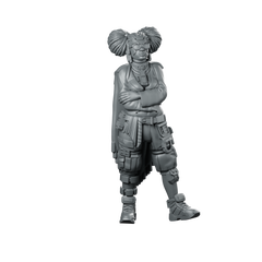 Grave Bloom 2V1 Miniature Female Operative Tactical Miniature 360 Spin 01