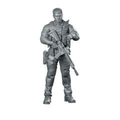 Graves COD Warzone Miniature Tactical Soldier Modern Miniature 360 Spin 01