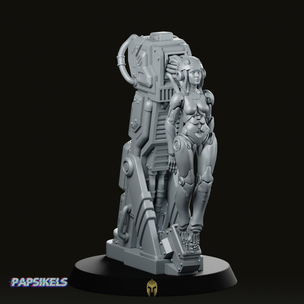 Green Sanctum Asura Miniature -Papsikels Miniatures - We Print Miniatures