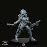 Grenade Pinup Miniature - Across The Realms - We Print Miniatures