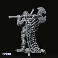 Grendel King Clan Leader Warlord Skull Hunter 2 Miniature - Papsikels Miniatures - We Print Miniatures