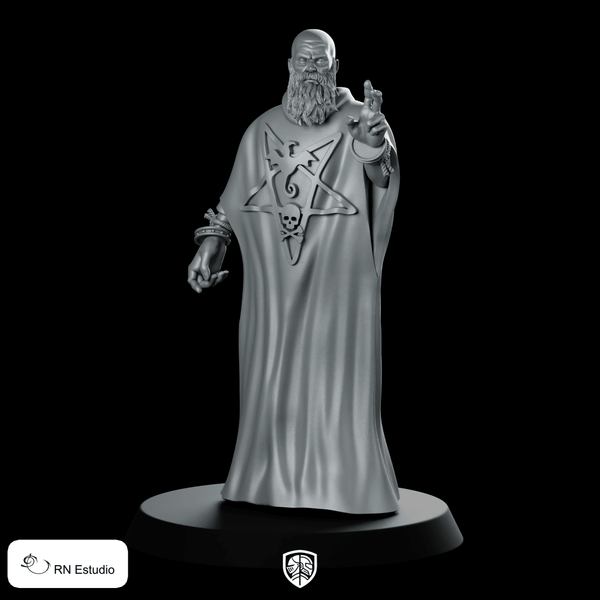 Grigori Rasputin Miniature Dark Priest - RN Estudio - We Print Miniatures