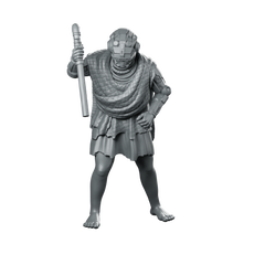 Grim Totem 5V2 Miniature Sci Fi Tribal Miniature 360 Spin 01