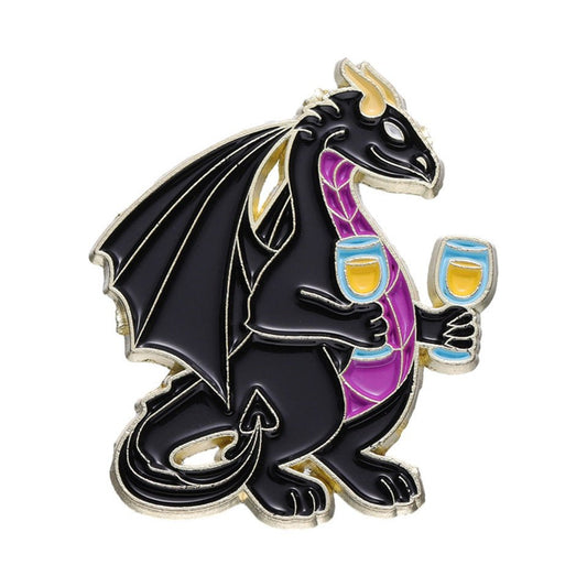 Grog Gobbler Pin Badge - Tabletop Dominion - We Print Miniatures